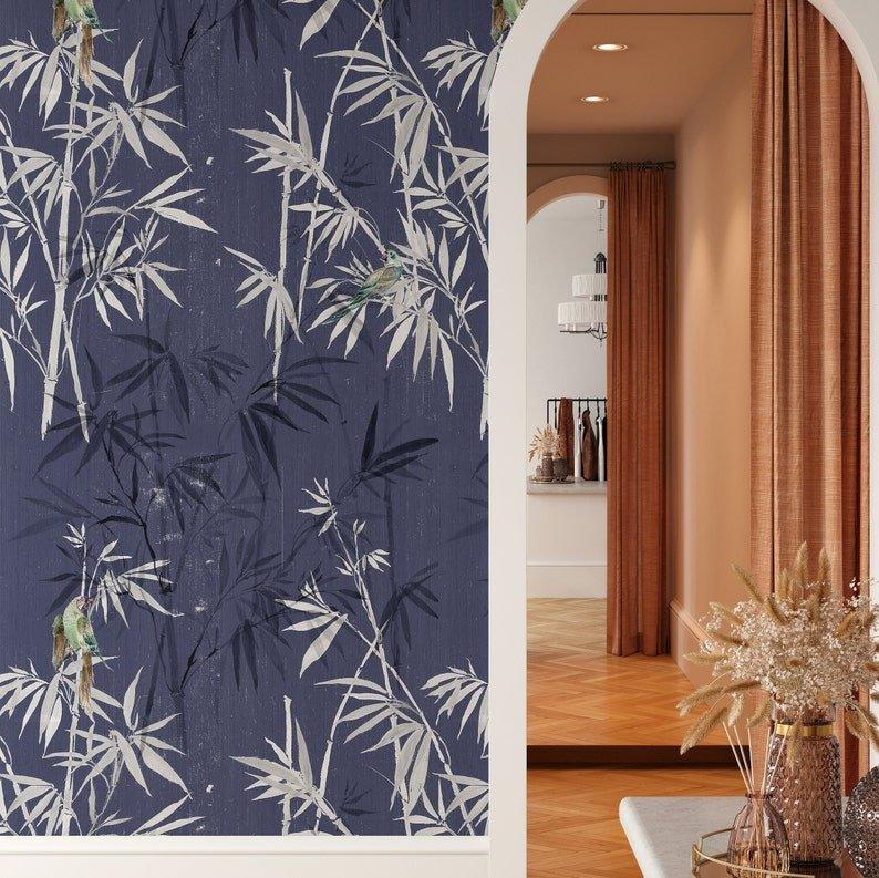 Bamboo Forest Chinoiserie Wallpaper - WallpapersforBeginners
