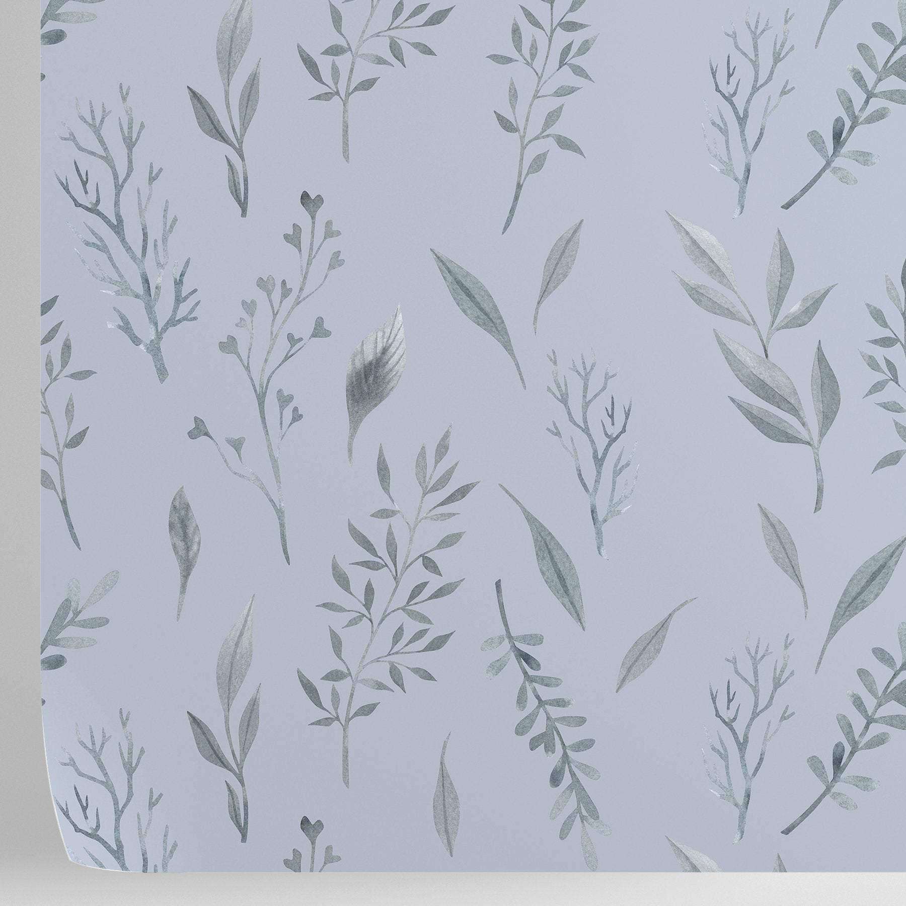 BlueGrey Leaf Wallpaper Wallpapers4Beginners