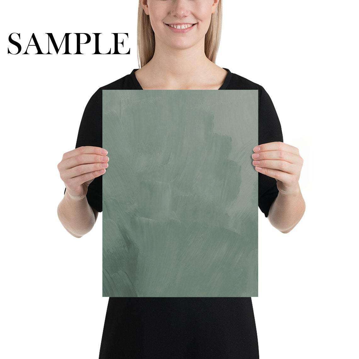 Dark aquarelle Venetian Green Concrete Background <br> ★★★★★ - WallpapersforBeginners
