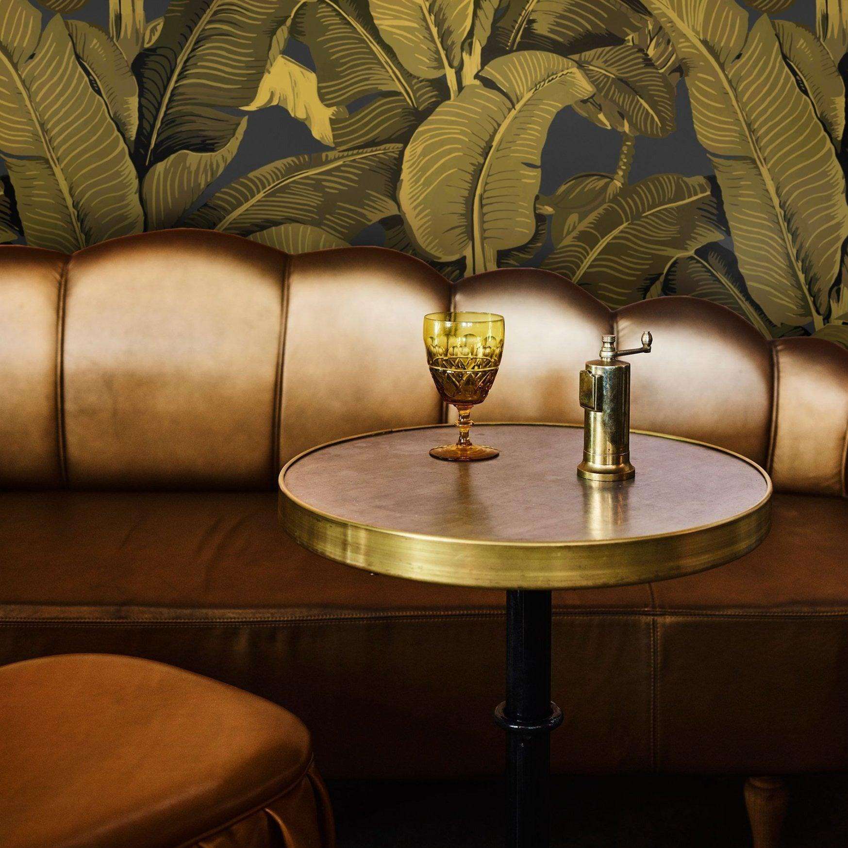 Gold Banana Leaf Wallpaper Wallpapers4Beginners