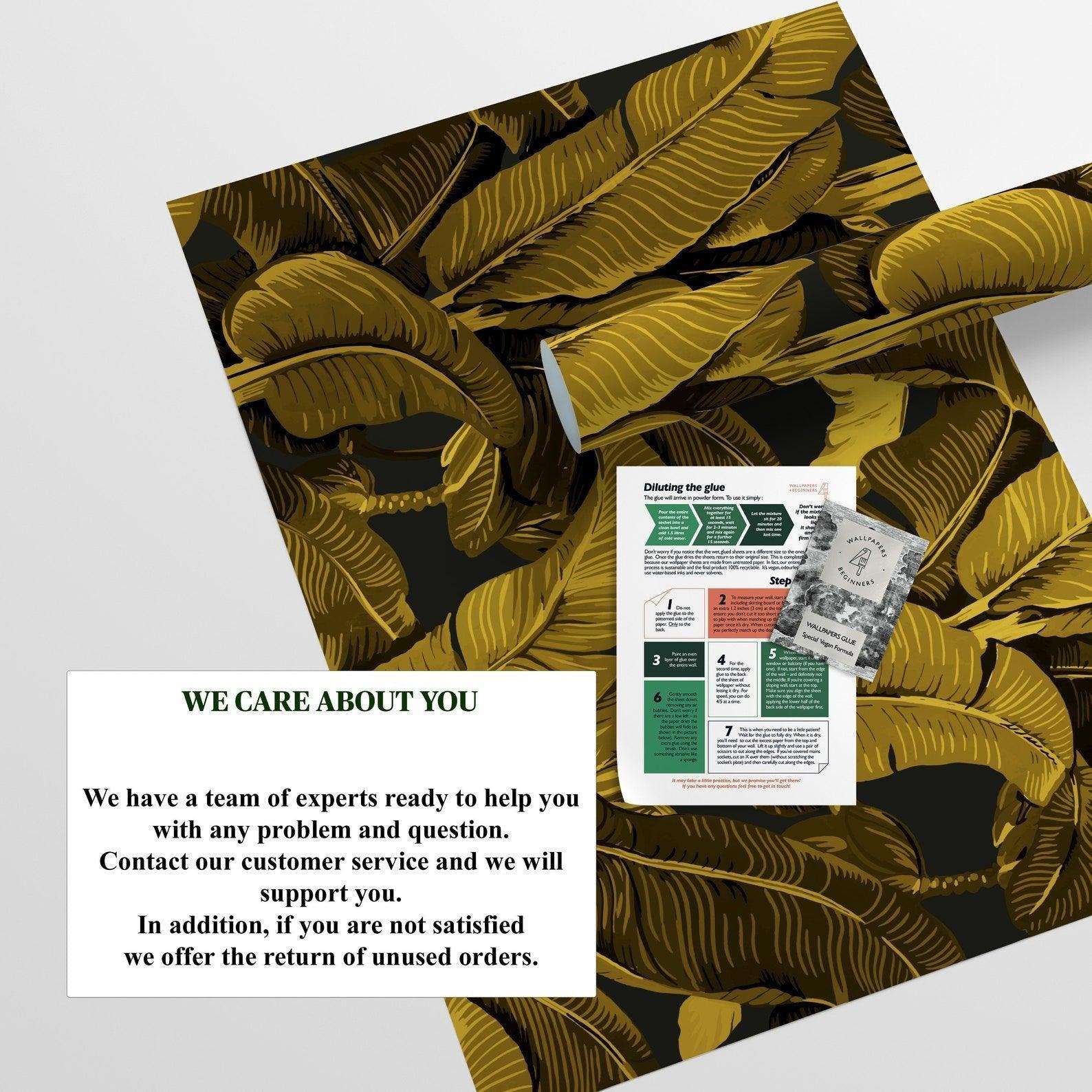 Gold Banana Leaf Wallpaper Wallpapers4Beginners