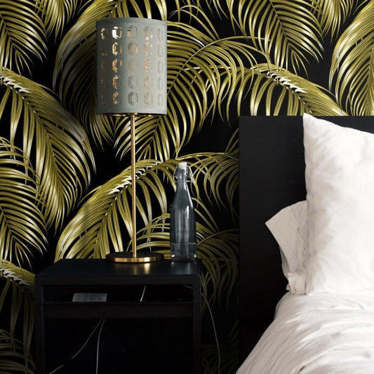 Gold Tropical Wallpaper <br> ★★★★★ - WallpapersforBeginners