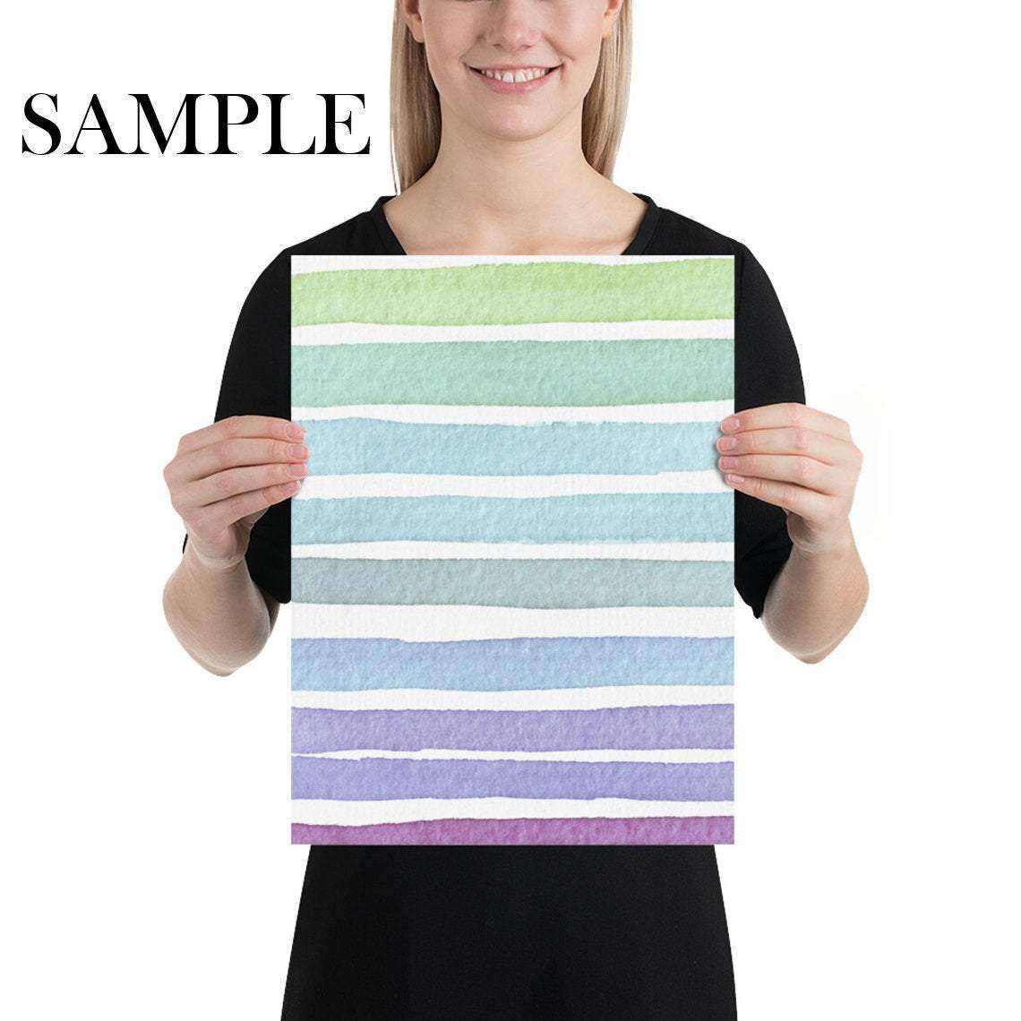 Light Rainbow Striped wallpaper <br> ★★★★★ - WallpapersforBeginners