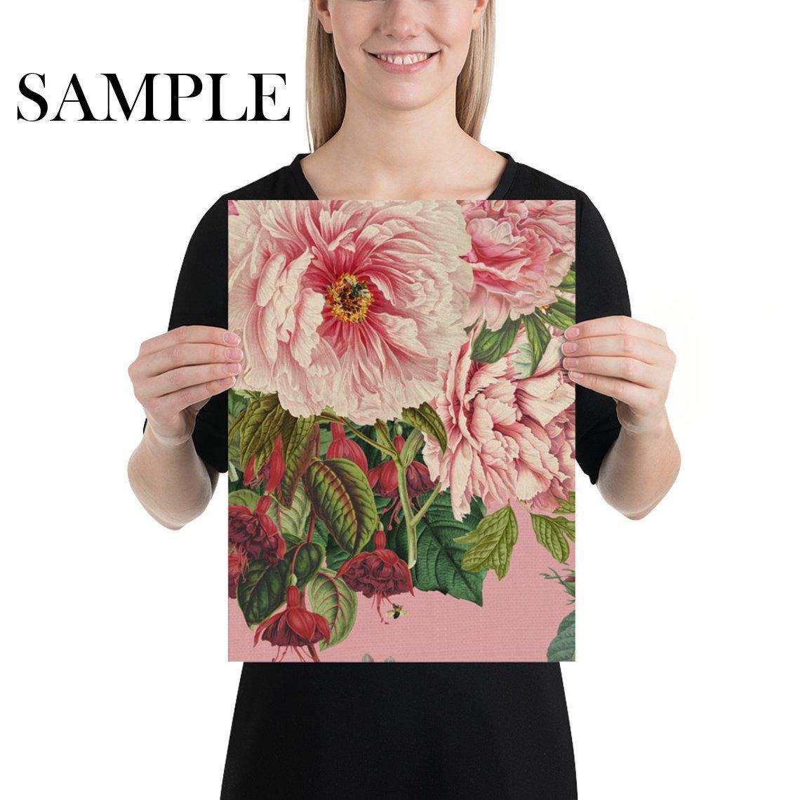 Pink Velvet Floral Wallpaper <br> ★★★★★ - WallpapersforBeginners